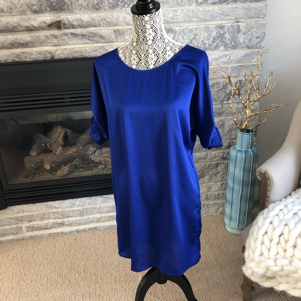 Blue dress